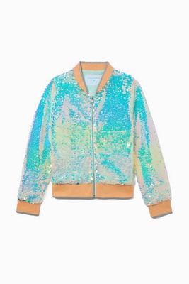 Mermaid Sequin Bomber - FINAL SALE