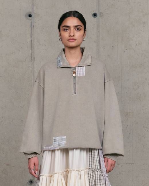 Geo Pullover - Grey Picnic