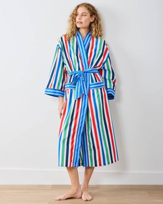 Gift Wrapping - Lounge Robe - Nautical Stripe