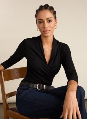 Gylda Wrap Top