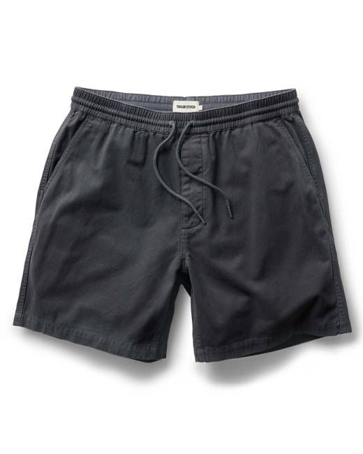 The Apres Short in Organic Faded Black Foundation Twill