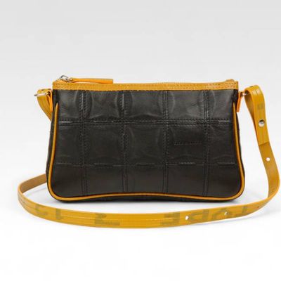 Crossbody Clutch | Leather & Fire-hose