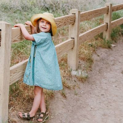 primrose shirt dress | vintage floral