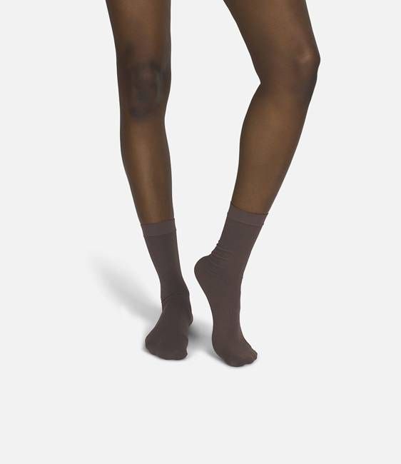 The Rib | Brown Socks