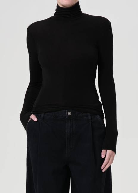 Pascale Turtleneck in Black