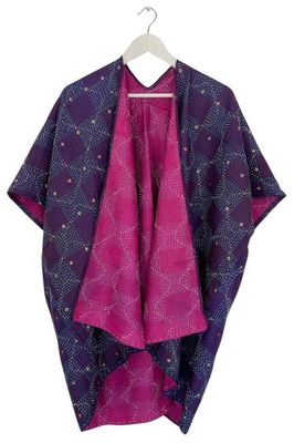 Vintage Silk Trudi Poncho No. 40 Jodhpur Edit