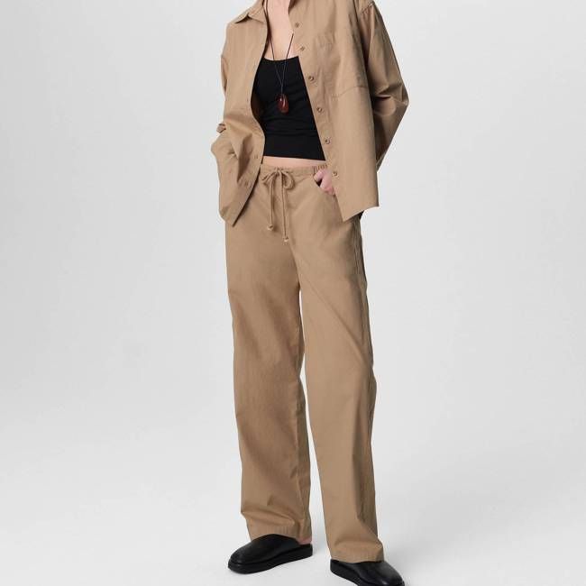 Organic Poplin Essential Pant