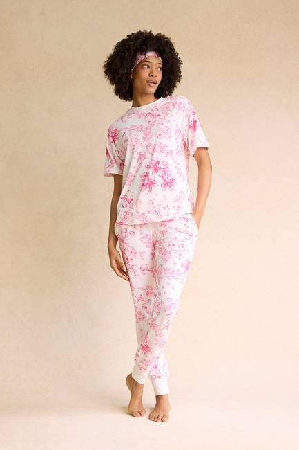 Oversized Tee Harem Set