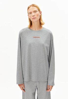 FIETAA SMILE LONGSLEEVE| silver melange