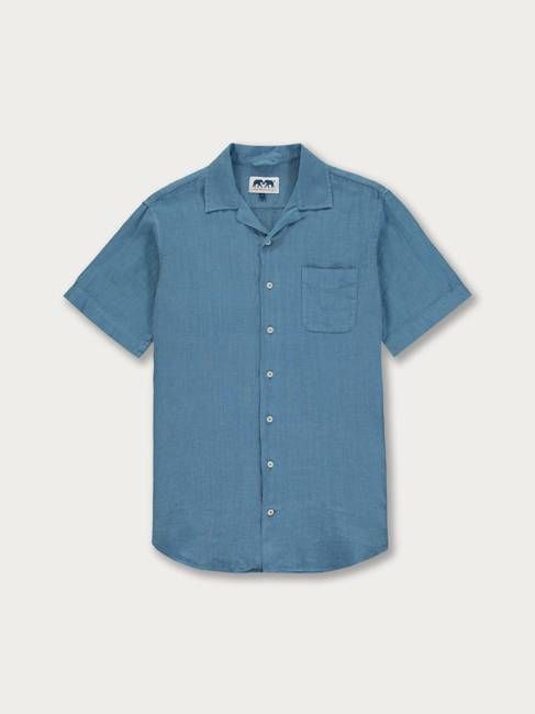 Men's French Blue Arawak Linen Shirt