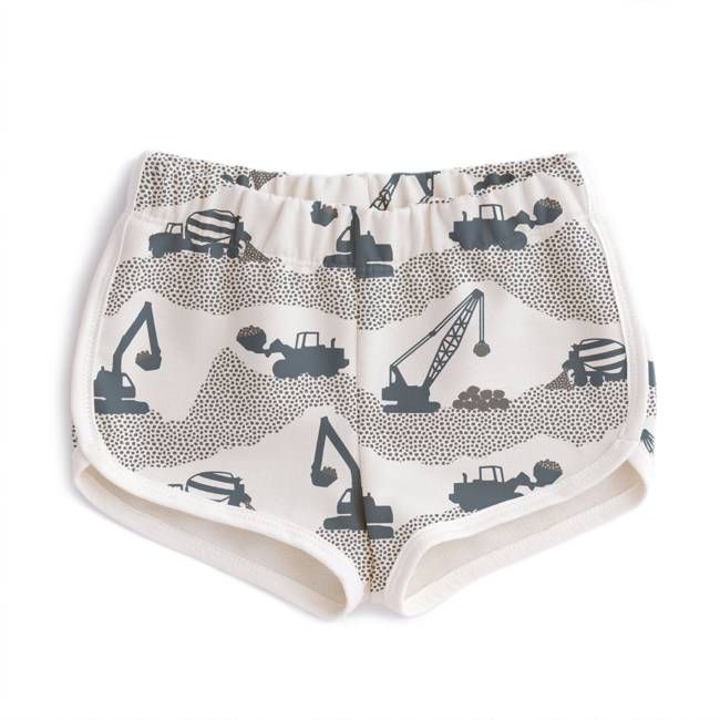 French Terry Shorts - Construction Slate Blue & Grey