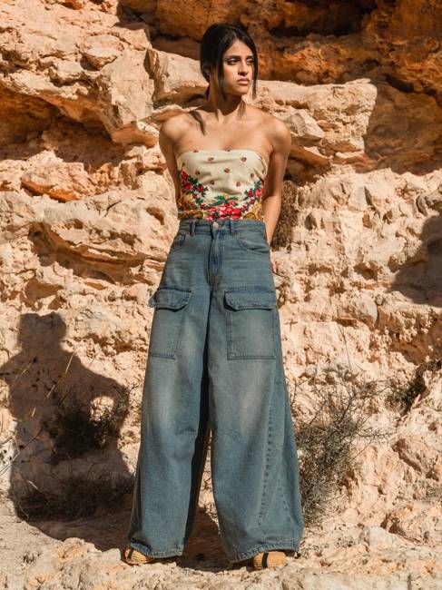 JANIS AIR CARGO DUSTY BLUE