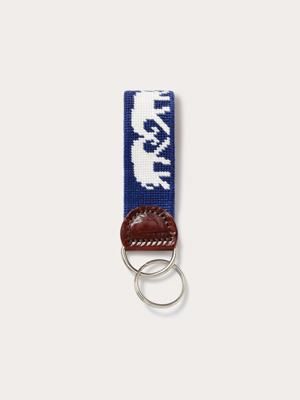 Darby Needlepoint Keyring - Love Brand