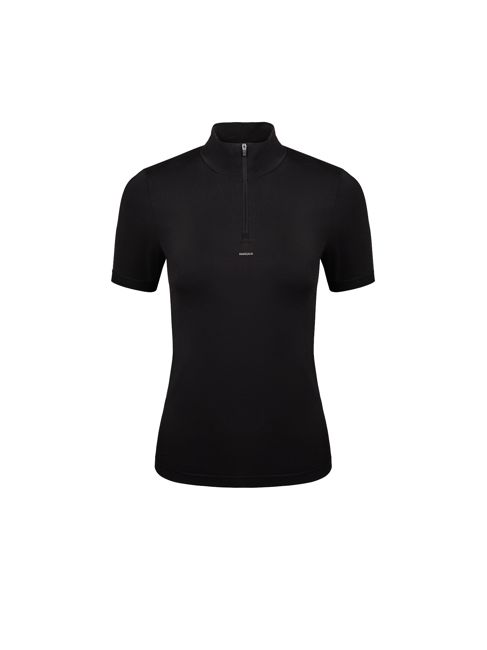 Archive Women's Plant-Stretch Zipped Top—black