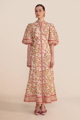 Raika Weißes Geranienkleid