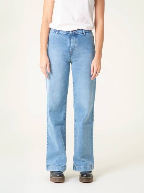 WIDE LEG LUPE LIGHT BLUE