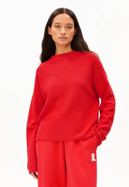 MERINAA LINKS LINKS SWEATER | mars red
