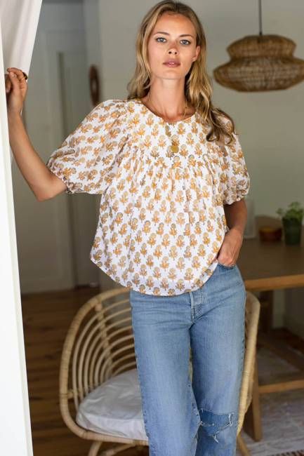 Dahlia Top - Little Marigolds Organic