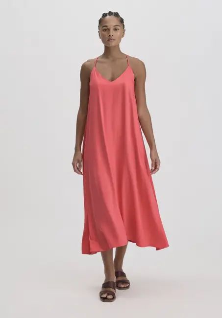 Strap dress Midi Regular made of pure LENZING™ ECOVERO™ viscose