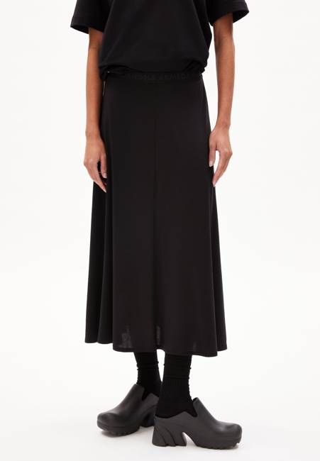ILENIAA LARAA MIDI SKIRT | black