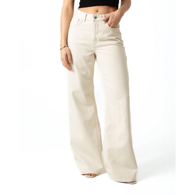 Harper Loose Flare Ecru