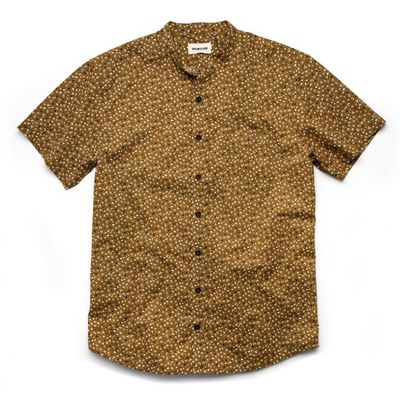 The Short Sleeve Bandit in Fatigue Brown Mini Floral