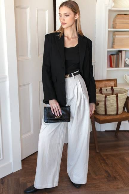 Atelier Pleated Pant 2 - White Swan