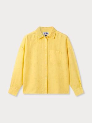 Womens Mimosa Ventanas Inagua Linen Shirt