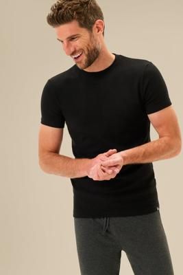 Buy Body EcoWear Men's Crew Neck T-Shirt Made from Natural Bamboo Viscose –  Soft Breathable Eco Fashion for Sensitive Skin - Black, Large Online at  desertcartSeychelles