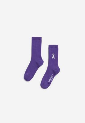 SAAMUS BOLD SOCKS | pungent purple