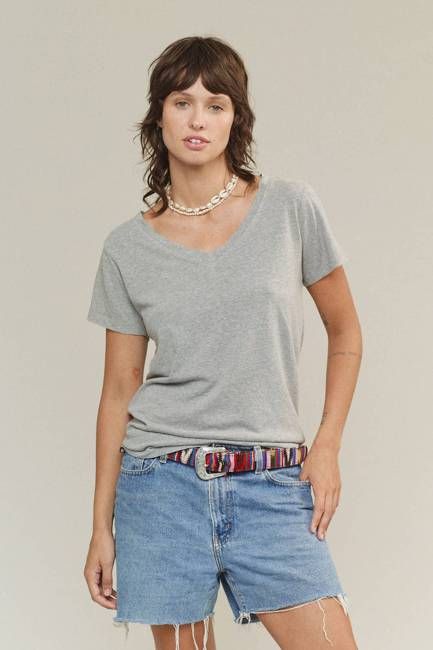 Heathered Paige V-neck