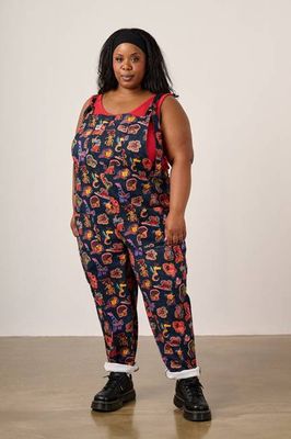 L.E Original - Latzhose aus Baumwolle in Schwarz Arthouse & Yak