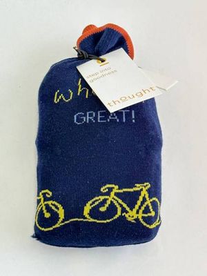 Riam Bike Bamboo Socks In A Bag - Navy