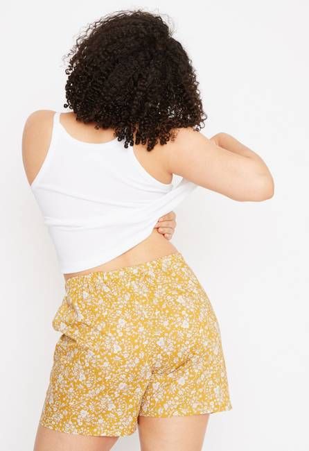 Brighton Boxer Short in Golden Floral