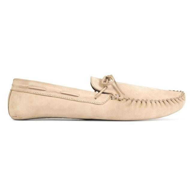 The Men's Moccasin in Oatmeal ~ Super Wide
