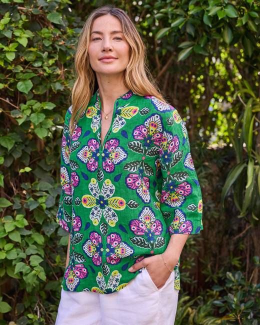Kaleidoscope Wings - Adele Tunic - Greenhouse