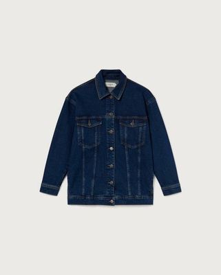 Dark clean denim Phoebe jacket