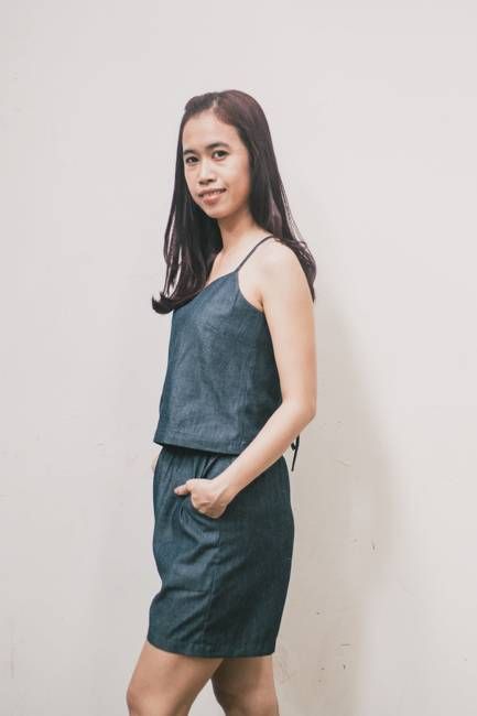 Ny Shorts - Denim Chambray