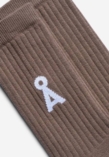 SAAMUS BOLD SOCKS | walnut cream