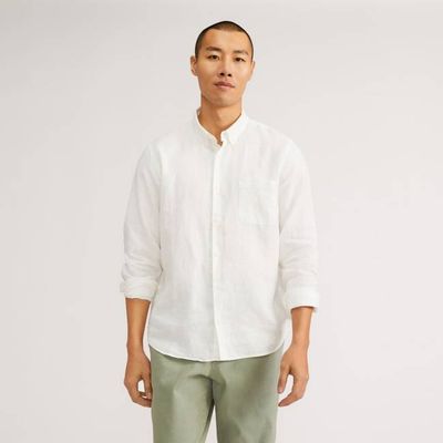 The Classic Shirt in Linen | White