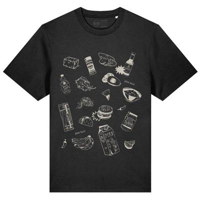 Vegan Starter Pack Unisex Relaxed Heavyweight T-shirt - Black