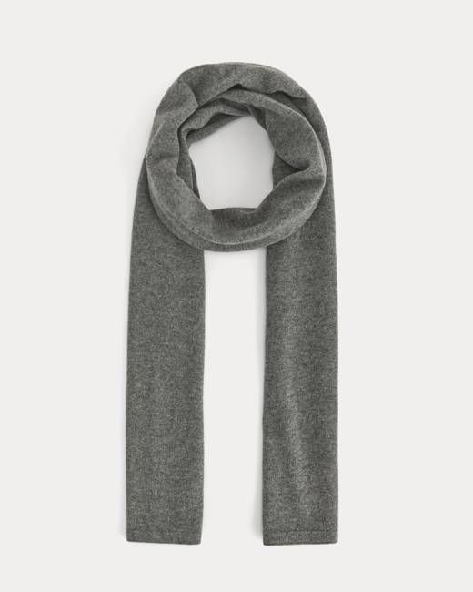 The Cashmere Scarf | Heather Charcoal