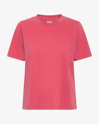 Women Light Organic Tee - Faded Red