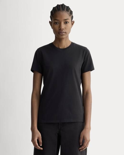 The Slim Crew in Essential Cotton | Black