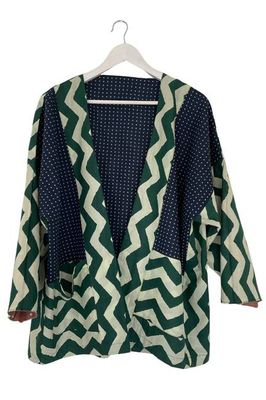 NEU! Wendbares Patchwork-Baumwoll-Overlay Nr. 1