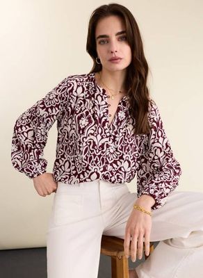 Claudia Printed Blouse