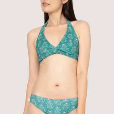 Bio Bikinihose Fjorde Korte grün - kaufen