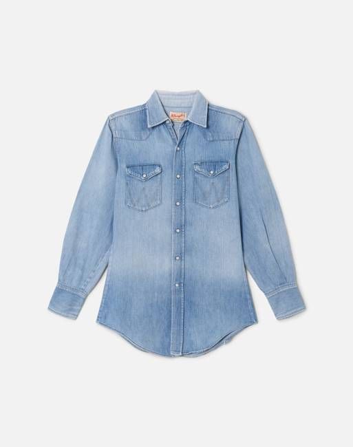70s Wrangler Denim Button Up -#29
