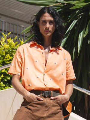 CALYPSO ORANGE SEAGULL SHIRT