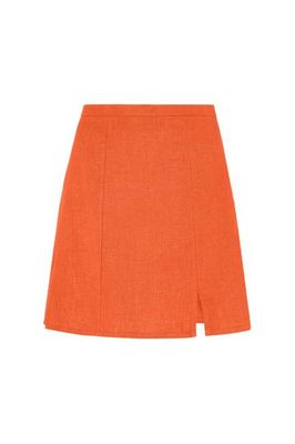 The Ruby Mini Skirt in coral